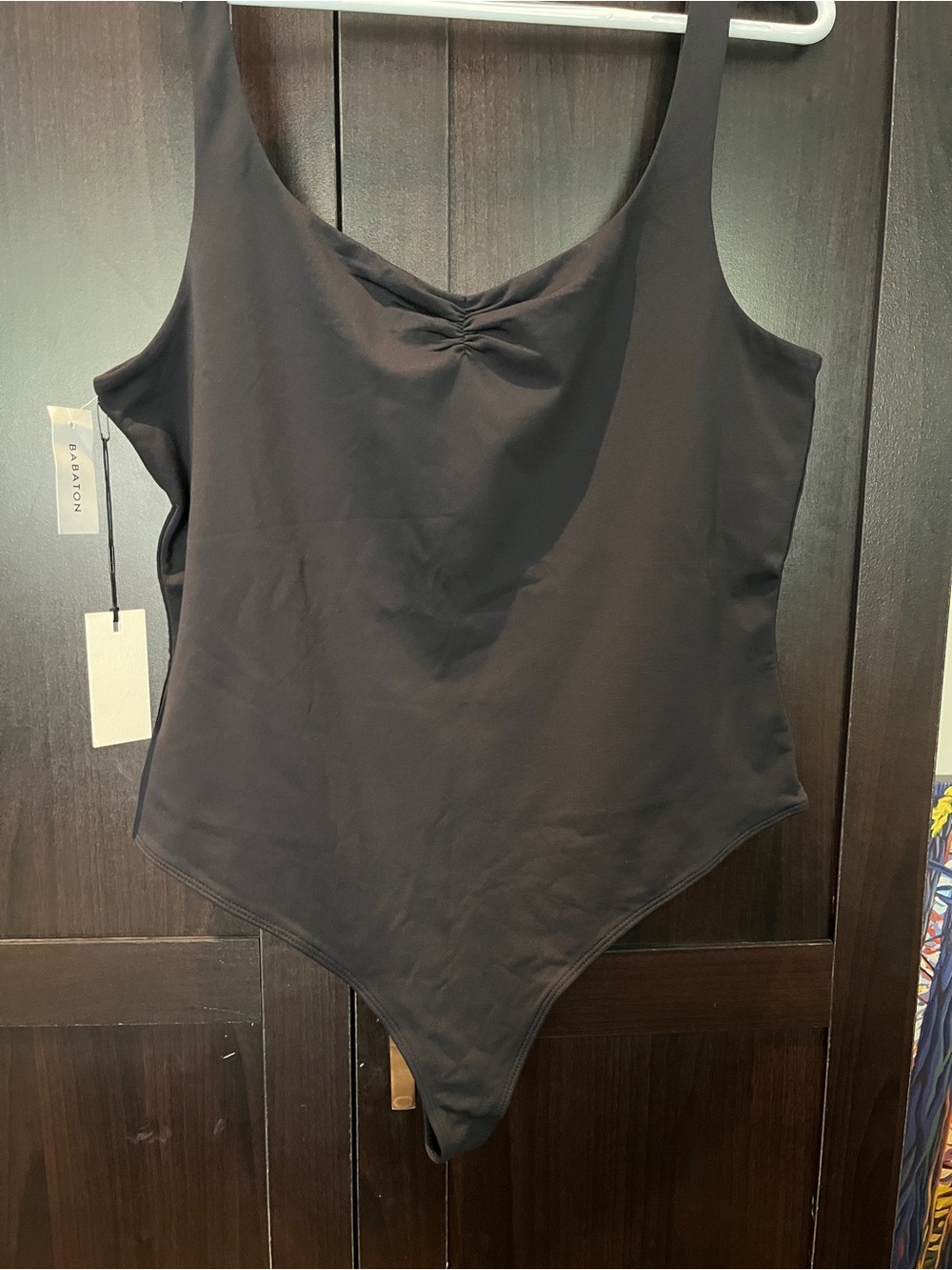 Babaton by Aritzia Contour Sweetheart Bodysuit (Black) - Size 2XL